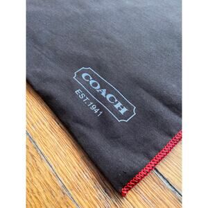 COACH 19"x15" Brown/Red Dust Bag